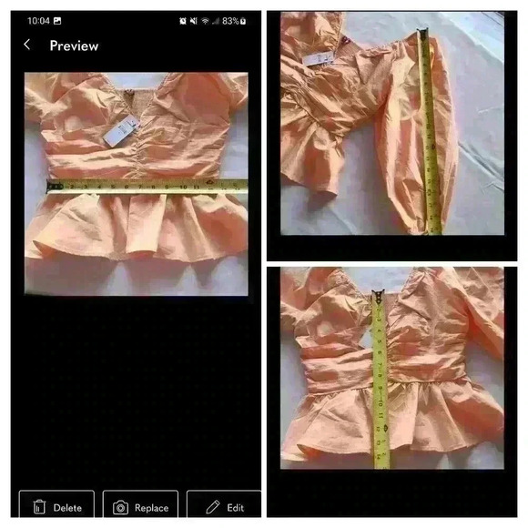 Express orange  blouse size xs - Picture 13 of 16